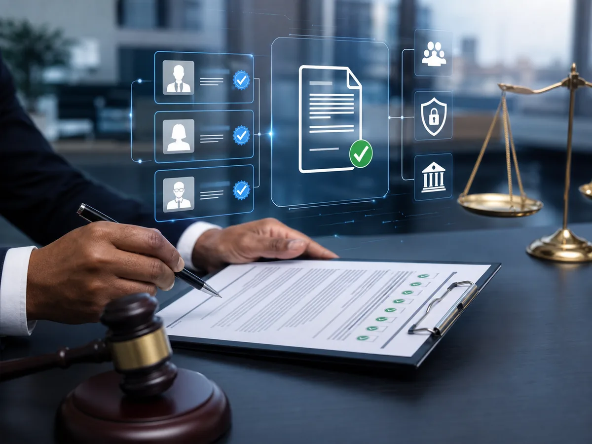Digital contract approval and platform compliance workflow